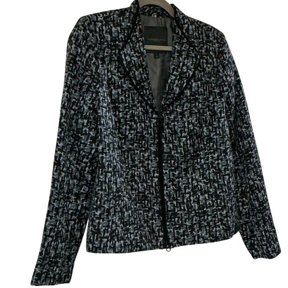 Classiques Entier Atelier Textured Cotton Silk Blazer Jacket Medium - Picture 2 of 11